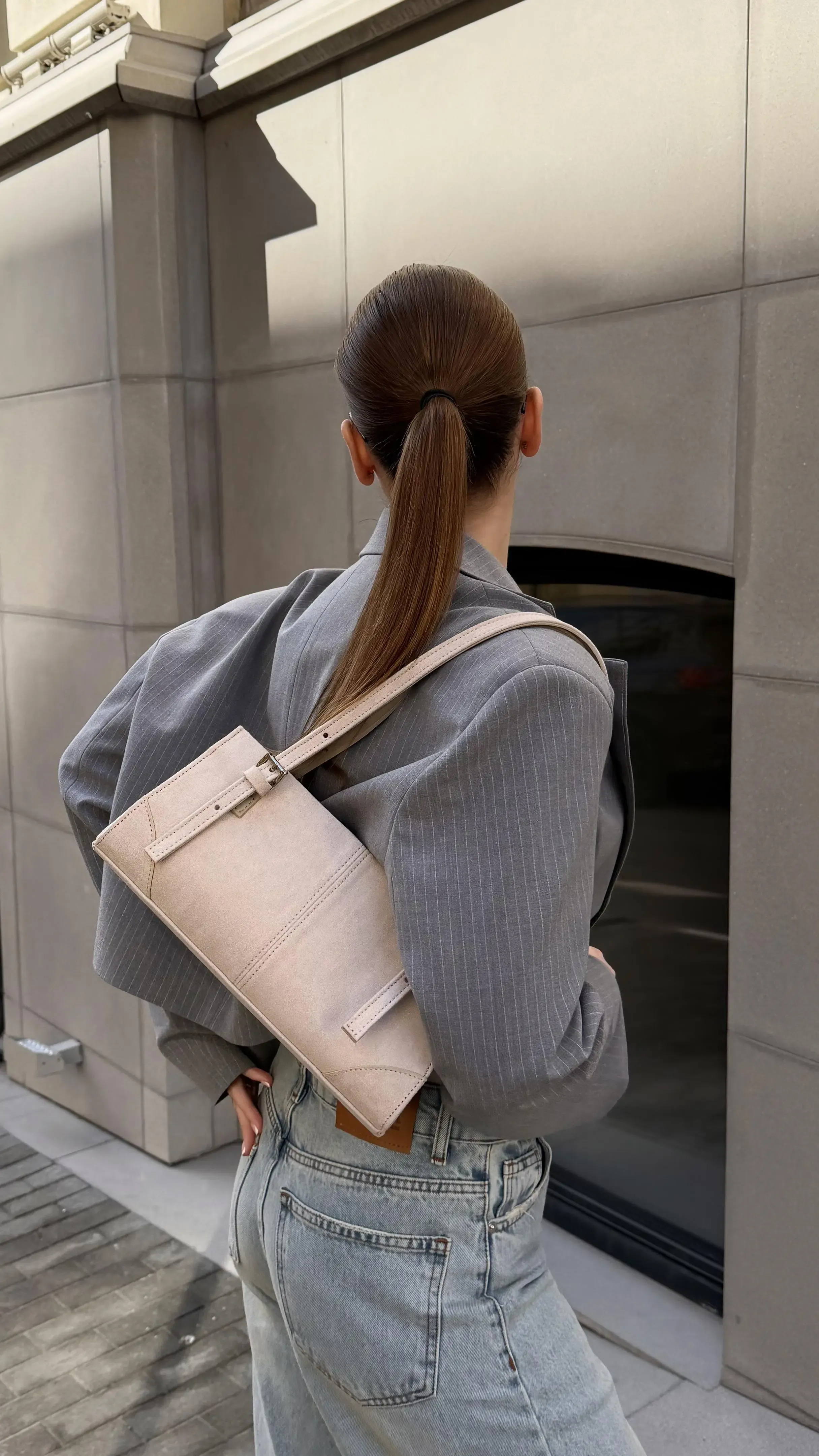 MIRA BAG SUEDE BEIGE
